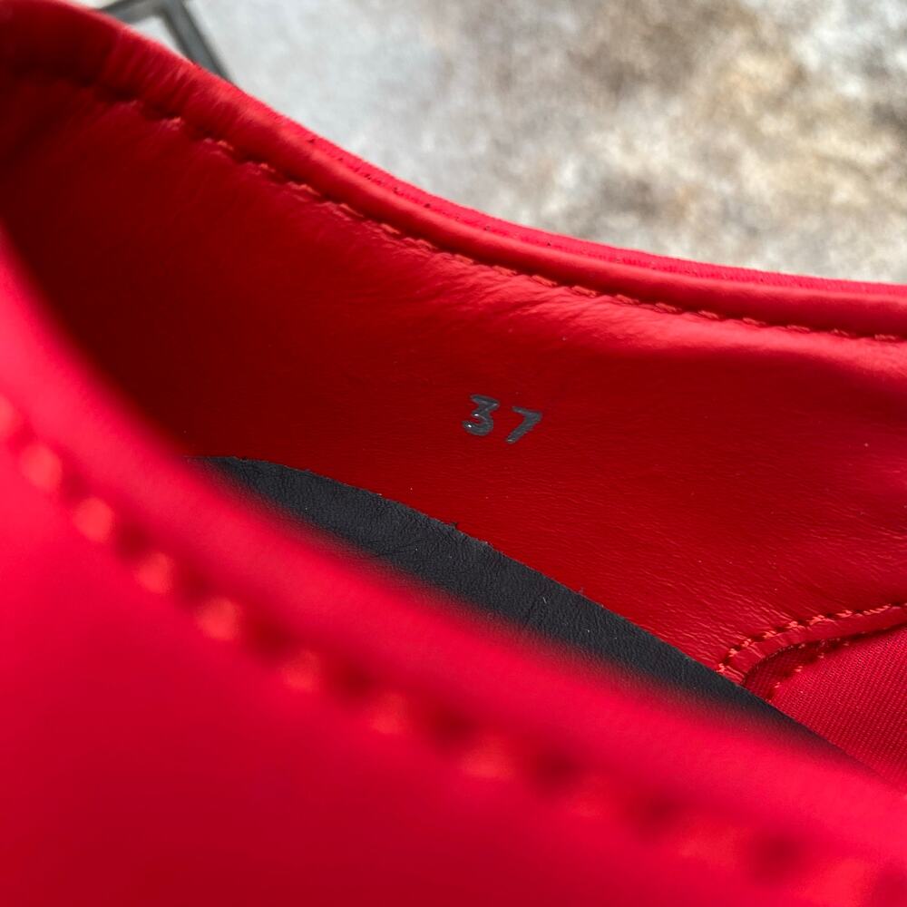iRi WES I Neoprene Low Top Platform Sneaker Size EU 37 US 7 Red - Picture 11 of 14